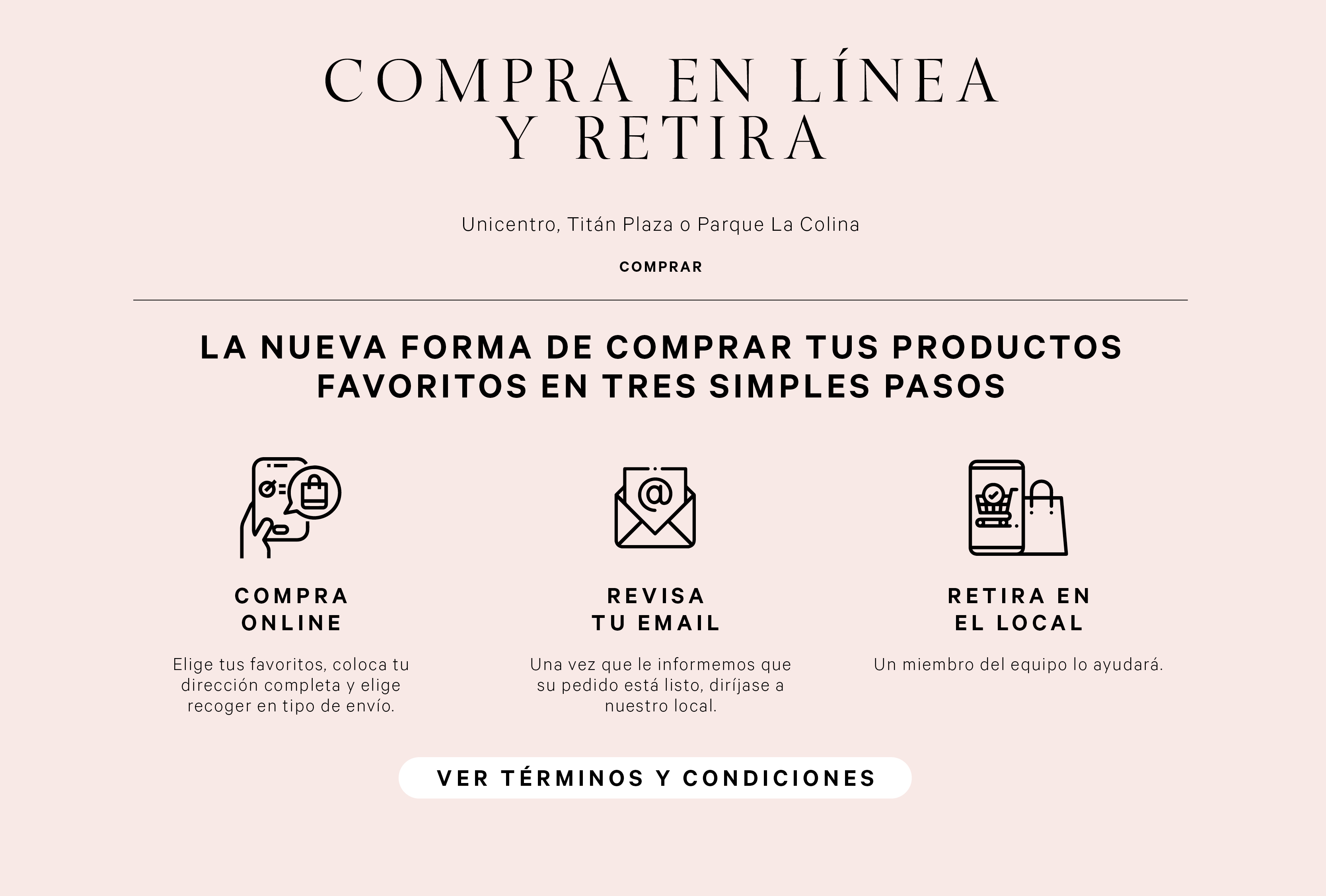 Compra en línea y retira